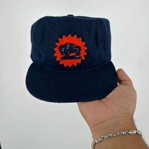 Vintage Houston Buffaloes Ebbets Field Leather Strap Hat